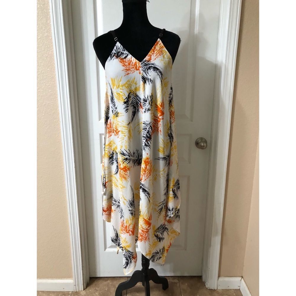 💛🧡Ce Femme Asymmetrical Summer Dress